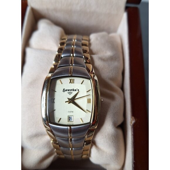 Sawotka Other - Sawotka's two - Tone Stainless Steel Design Quartz Movement